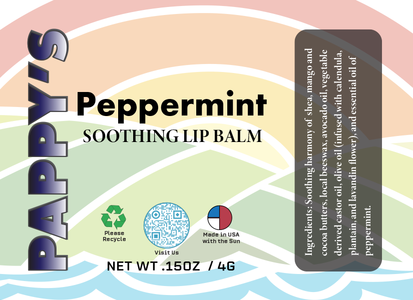 Pappy's Soothing Peppermint Lip Balm